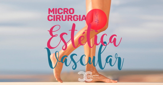 Procedimentos de microcirurgia estética vascular.